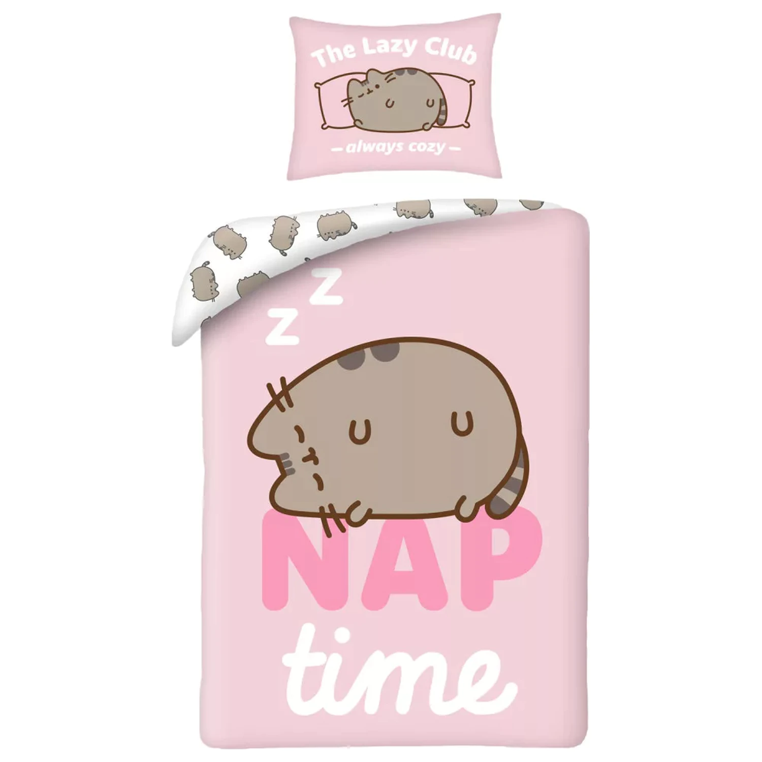 Pusheen Nap Time obliečka na paplón produktová fotografia