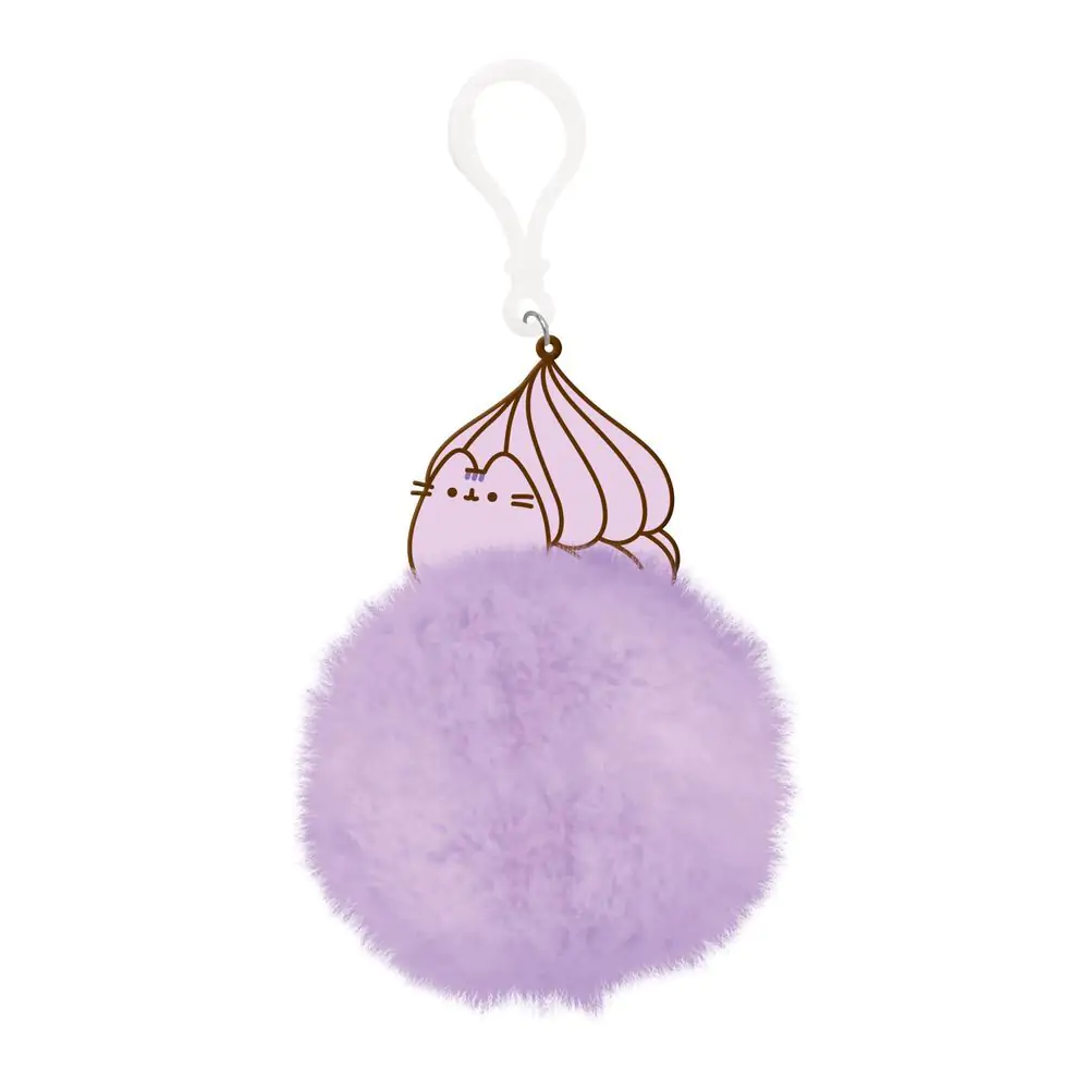 Pusheen pompom kľúčenka produktová fotografia