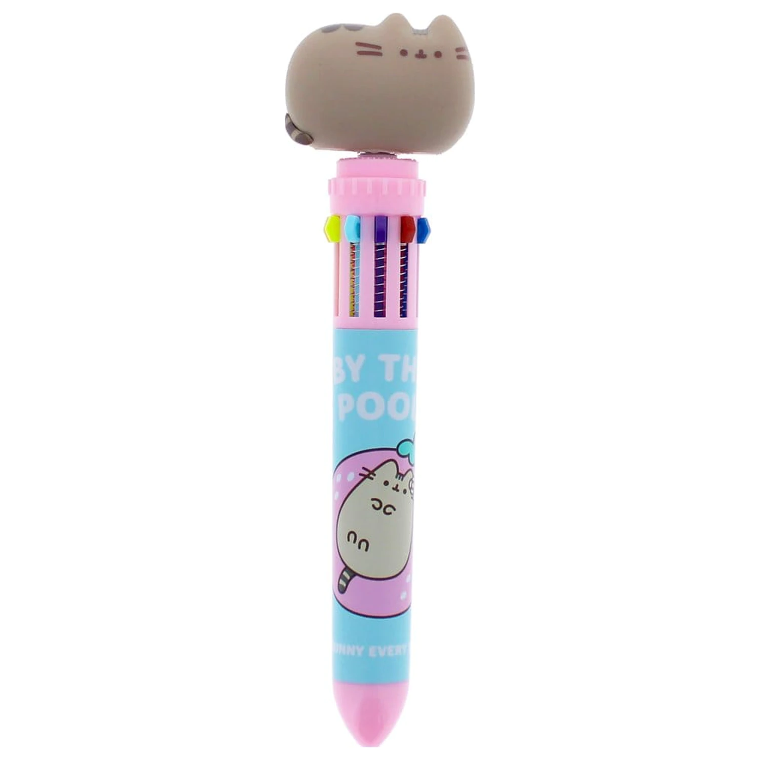 Pusheen viacfarebné pero Spinny By The Pool Blue produktová fotografia