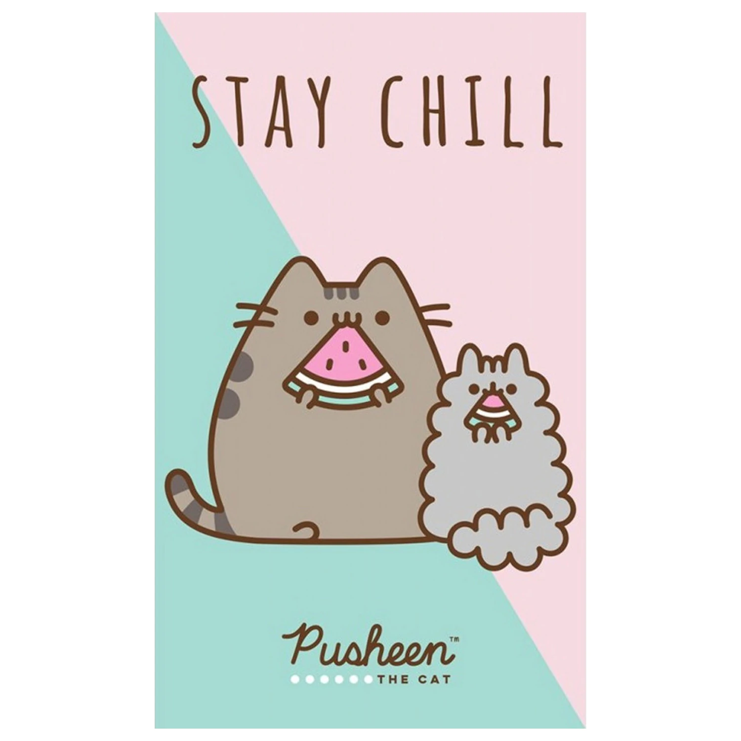 Pusheen Stay Chill Uterák na ruky, Uterák na tvár produktová fotografia