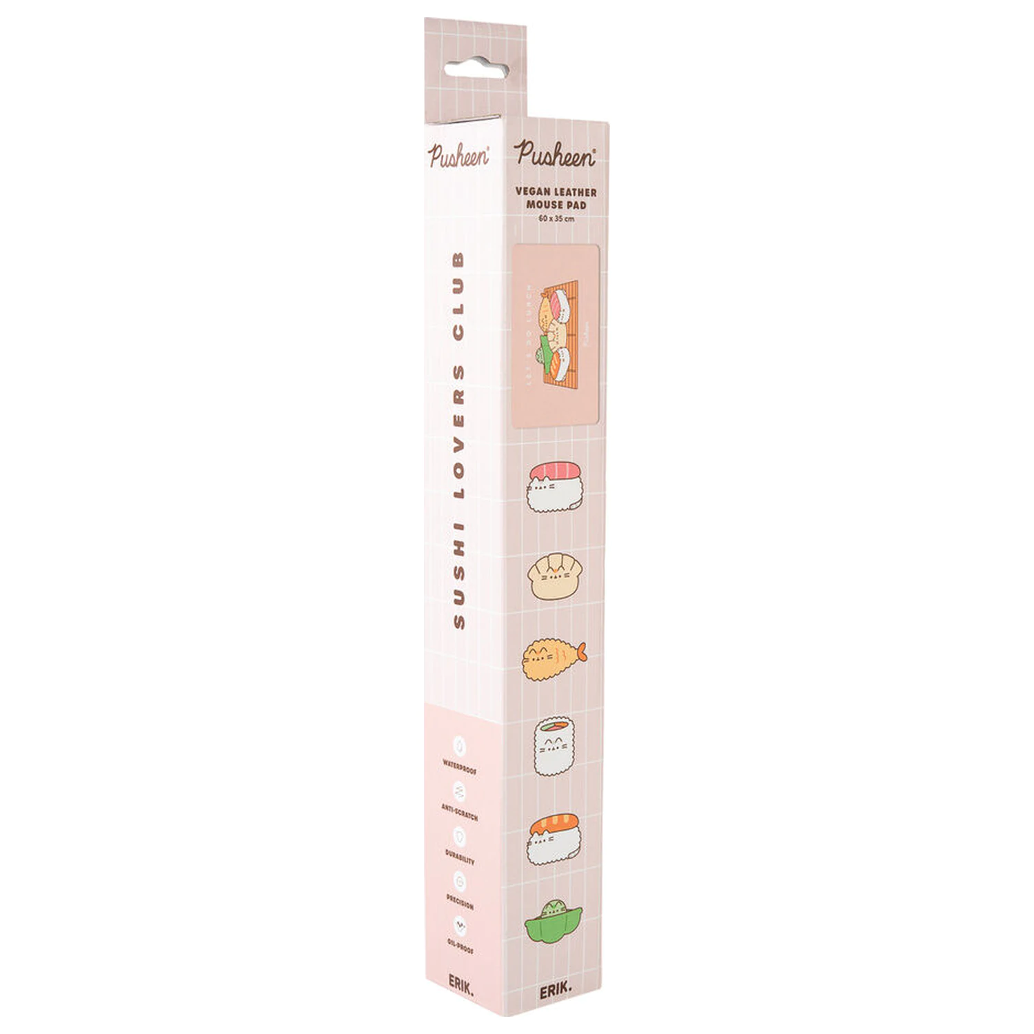 Pusheen Sushi Roll podložka pod myš na hranie produktová fotografia