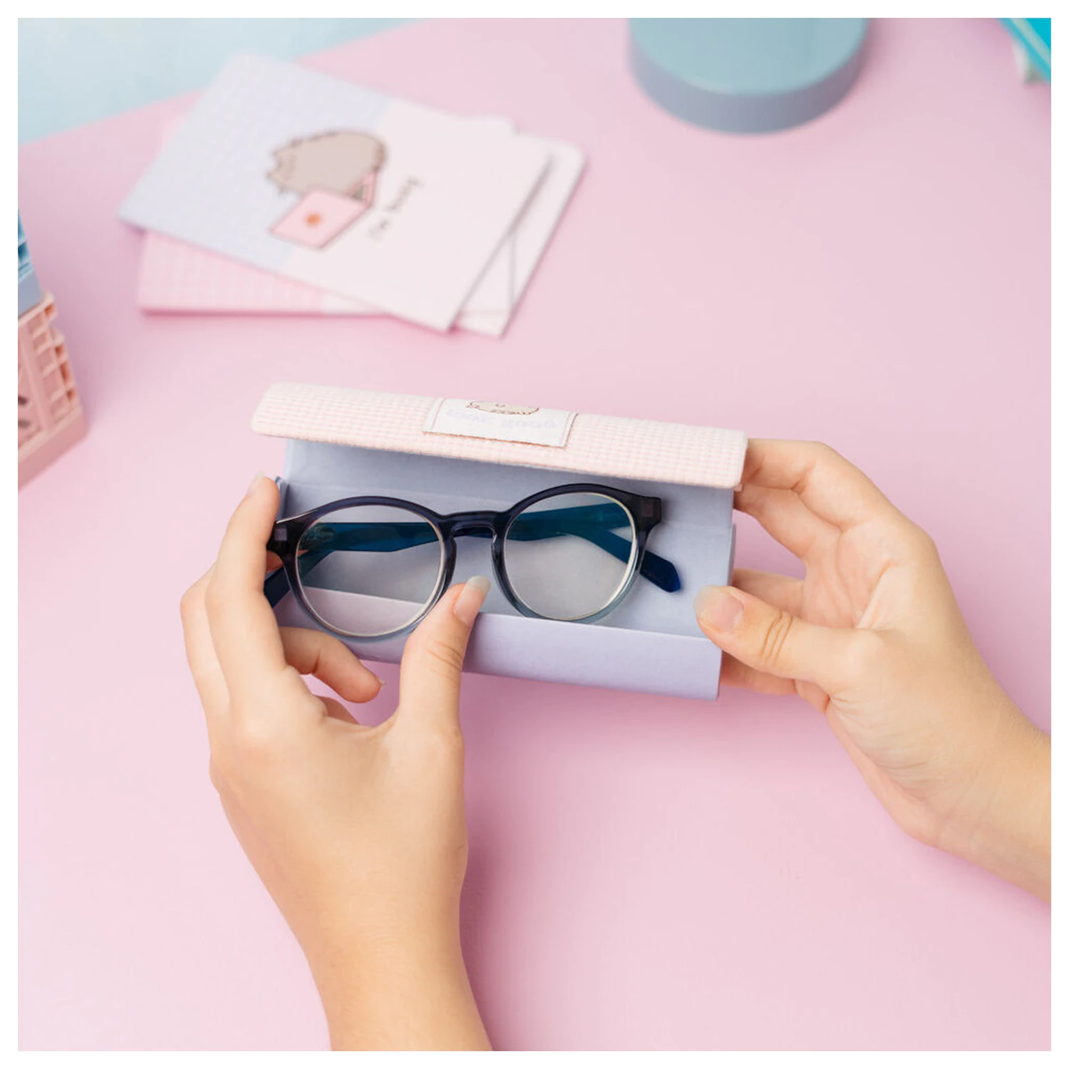 Puzdro na okuliare Pusheen produktová fotografia
