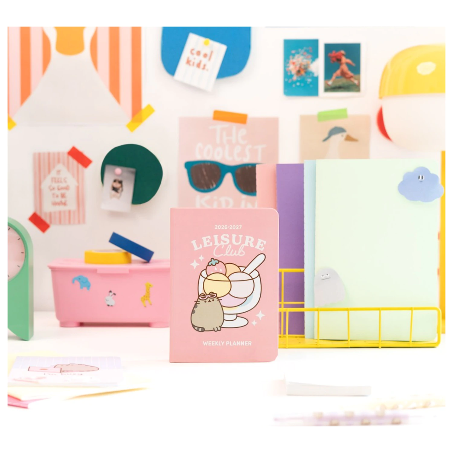 Pusheen Academic Planner Tropical Vacation 2026/27 A6 anglická verzia produktová fotografia