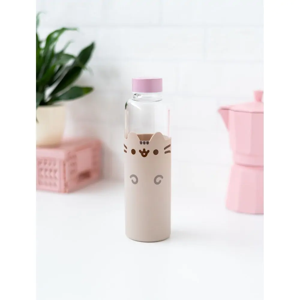 Pusheen sklenená fľaša 500ml produktová fotografia