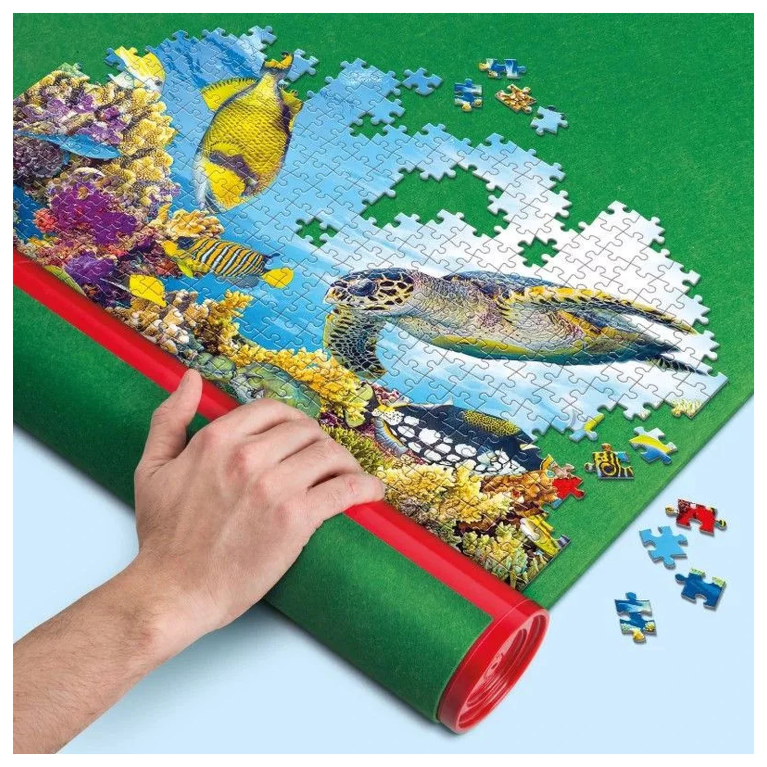 Puzzle Zelená podložka Clementoni produktová fotografia