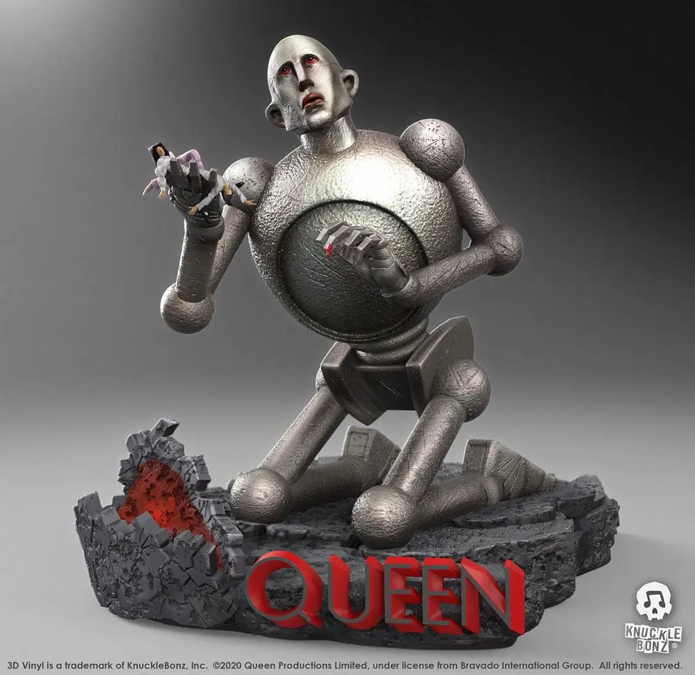 3D vinylová socha Queen Robot (News of the World) 20 x 21 x 24 cm produktová fotografia