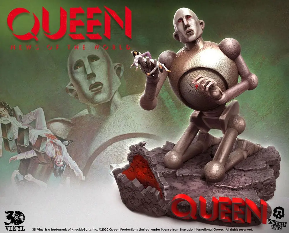 3D vinylová socha Queen Robot (News of the World) 20 x 21 x 24 cm produktová fotografia