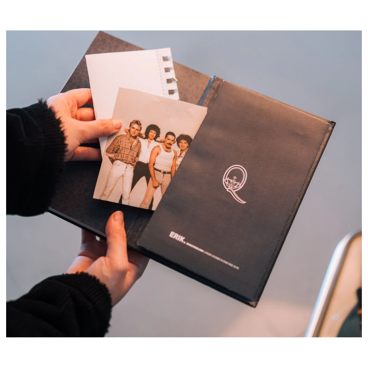 Queen Premium A5 zápisník produktová fotografia