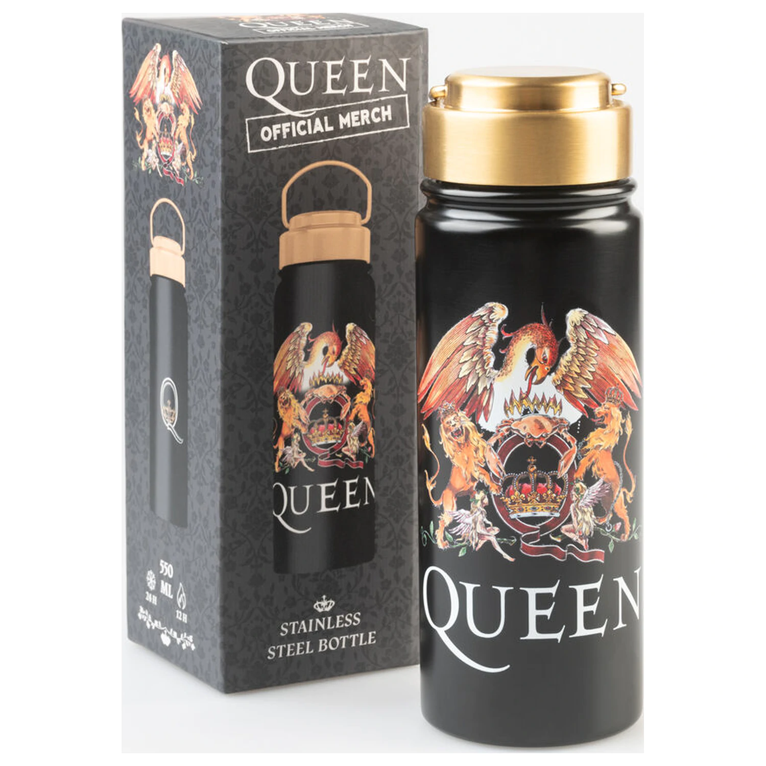Queen nerezová oceľ fľaša 500 ml produktová fotografia