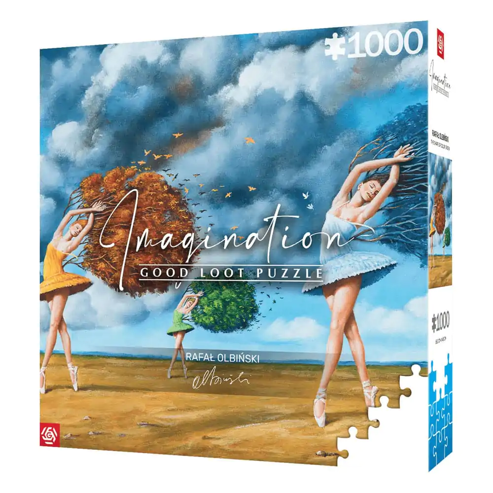 Rafal Olbinski Imagination Puzzle tvar farby Green (1000 kusov) termékfotó