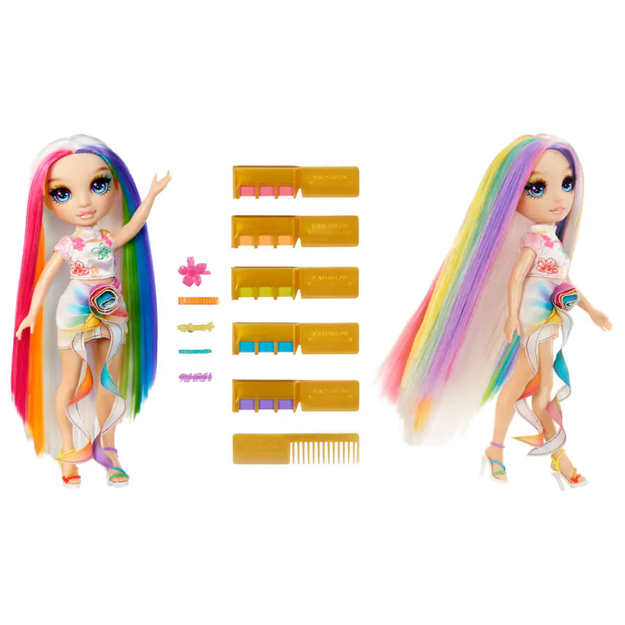 Rainbow High Hair krieda na vlasy a Stylingová bábika Amaya produktová fotografia