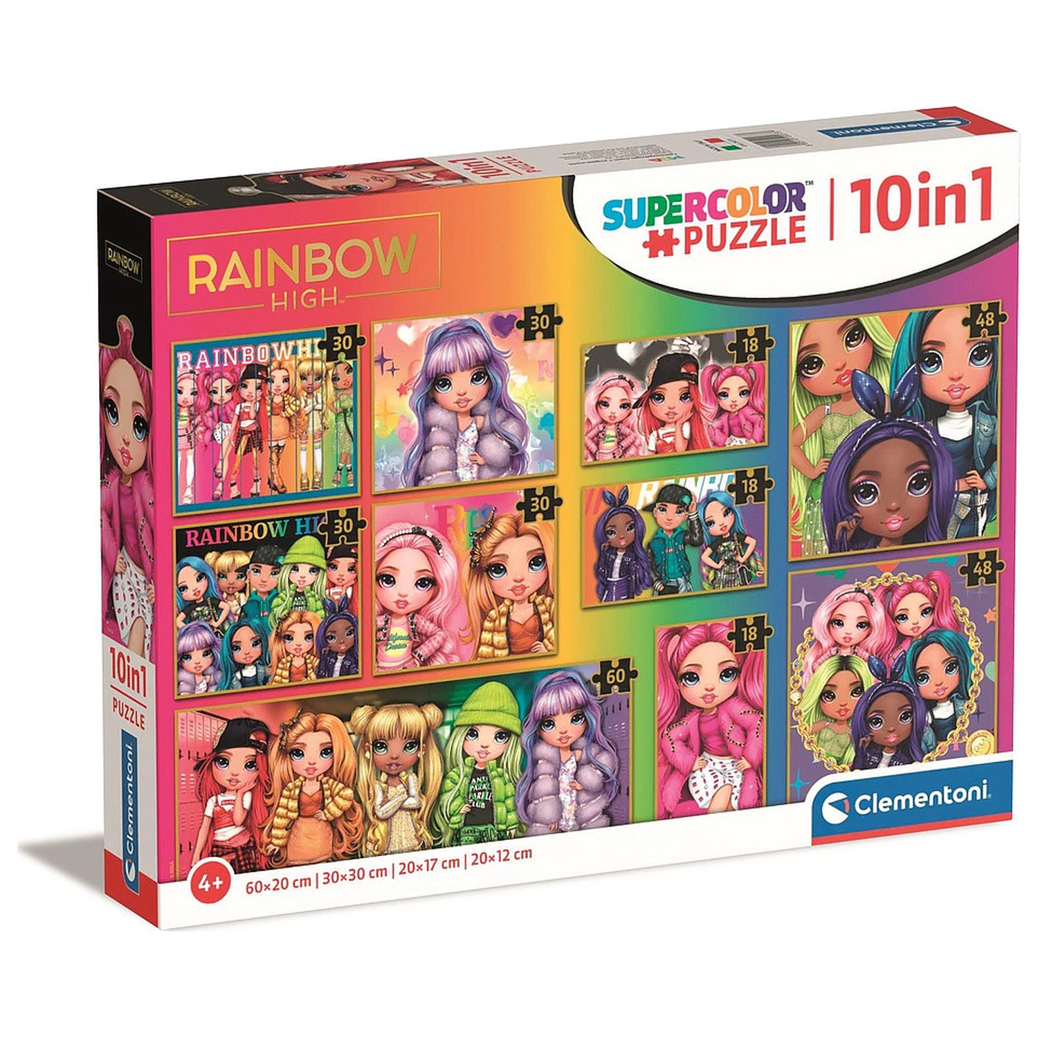 Rainbow High Personalities 10-v-1 Puzzle Clementoni produktová fotografia