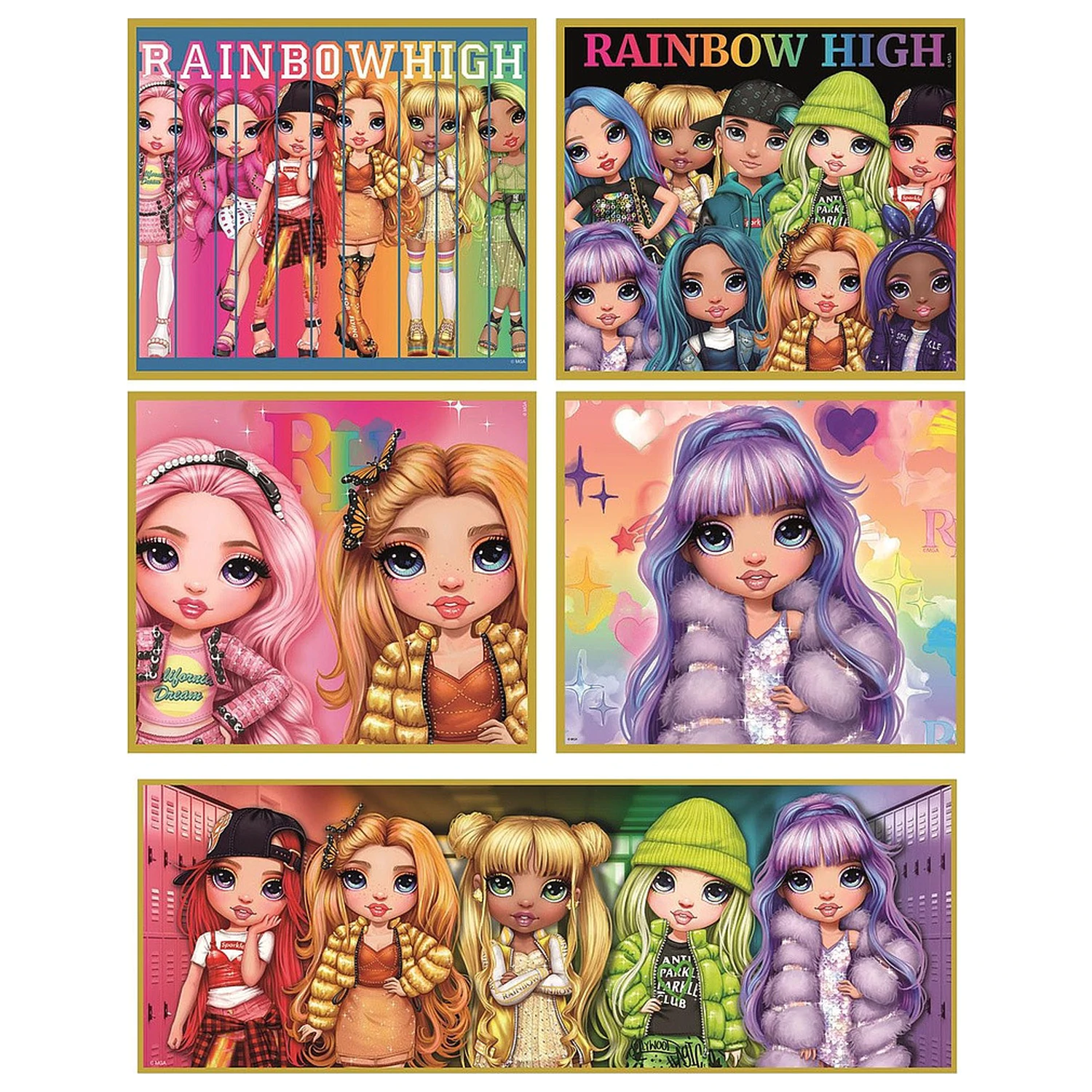 Rainbow High Personalities 10-v-1 Puzzle Clementoni produktová fotografia
