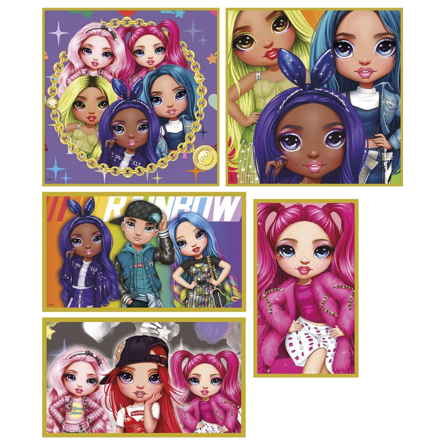 Rainbow High Personalities 10-v-1 Puzzle Clementoni produktová fotografia