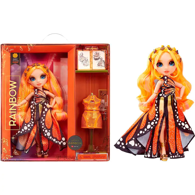Rainbow High Poppy bábika 26 cm produktová fotografia