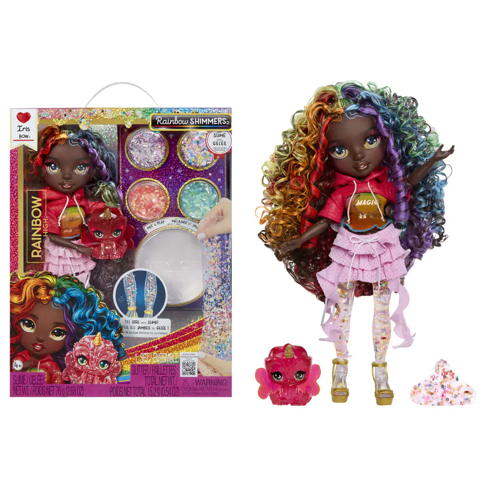 Rainbow High Rainbow Shimmers Feature Fantasy Iris bábika produktová fotografia