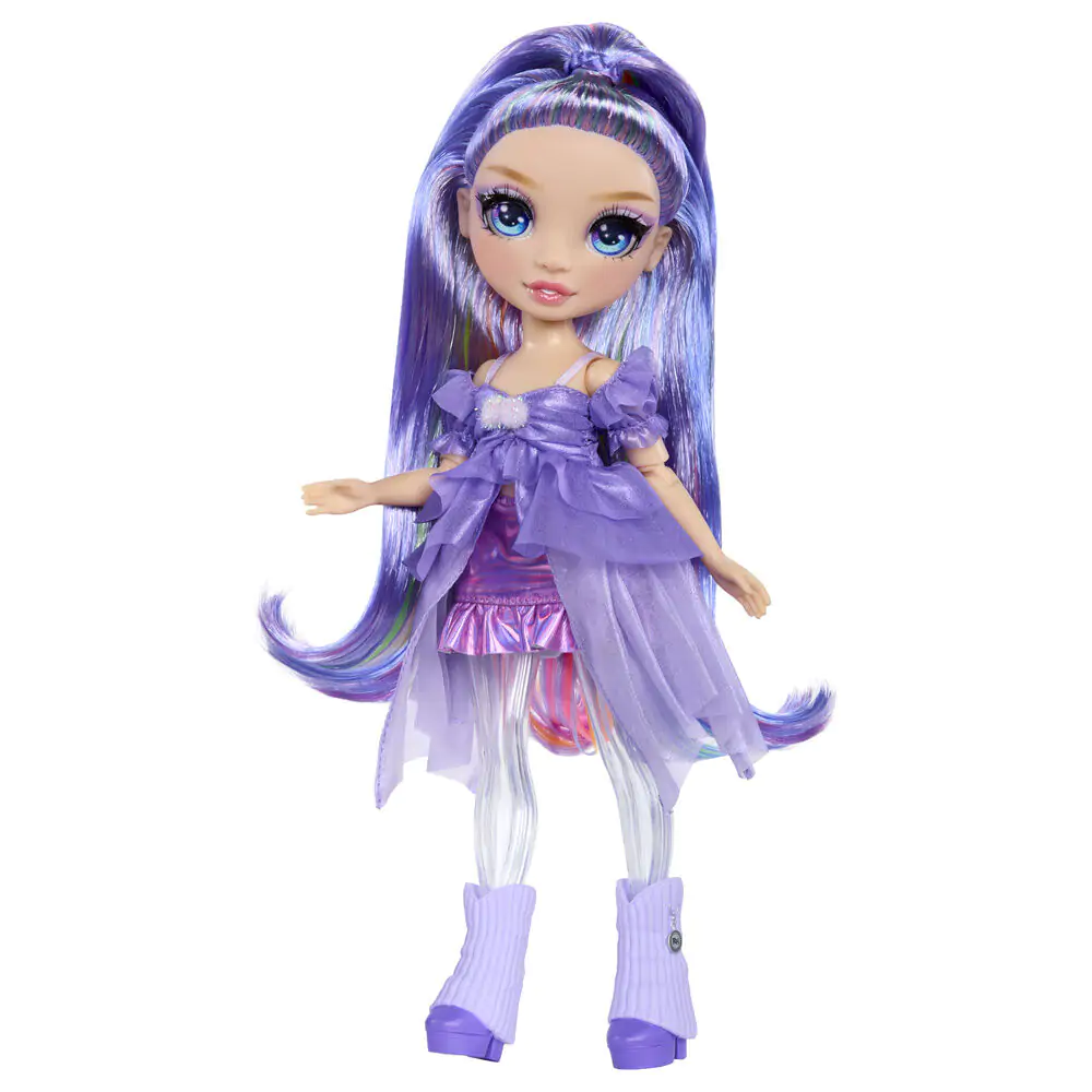 Rainbow High Rainbow Shimmers Feature Fantasy Violet bábika produktová fotografia