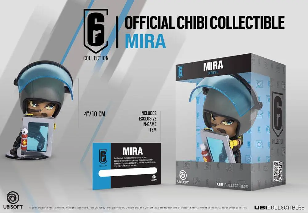 Rainbow Six Siege 6 Collection Chibi Figúrka Sor 6 Mira 10 cm termékfotó