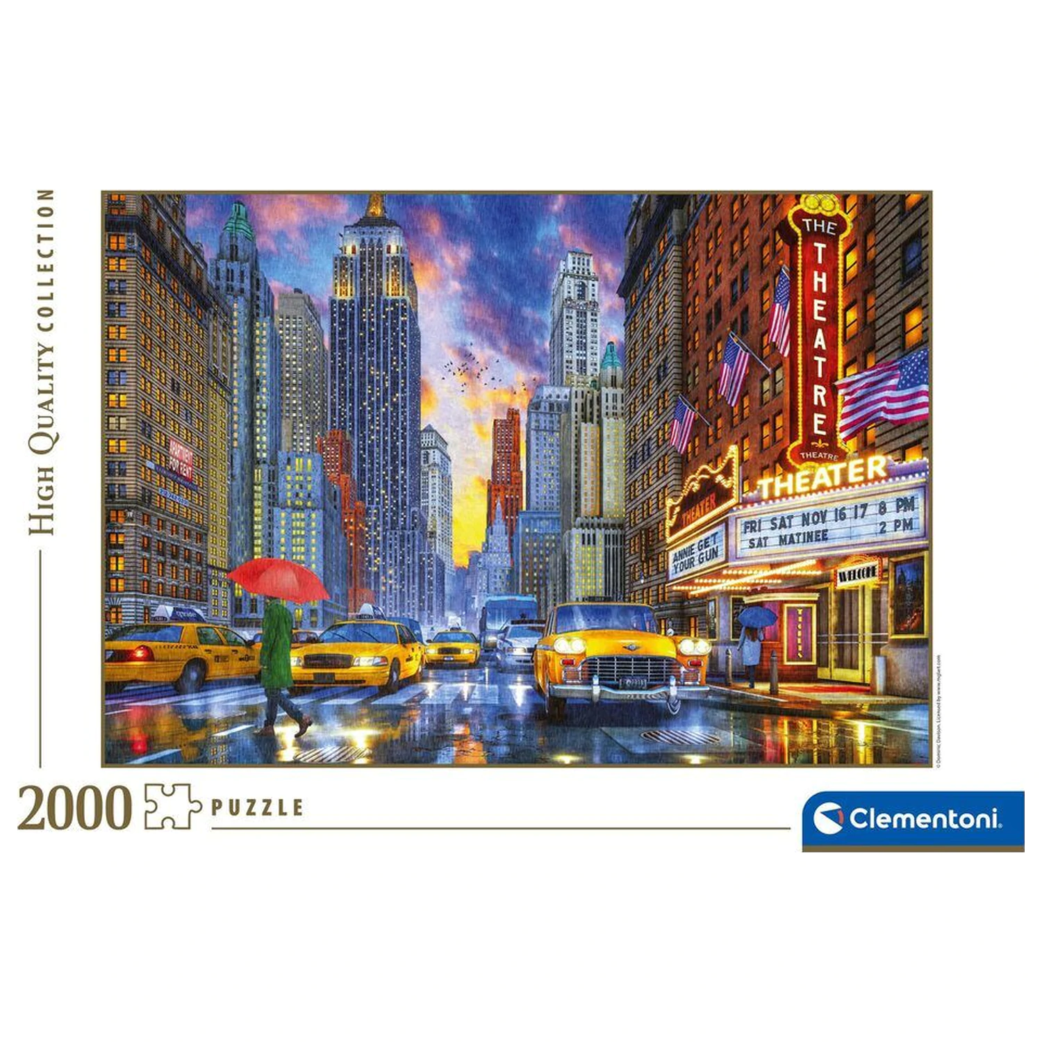 Rainy Manhattan puzzle 2000ks produktová fotografia