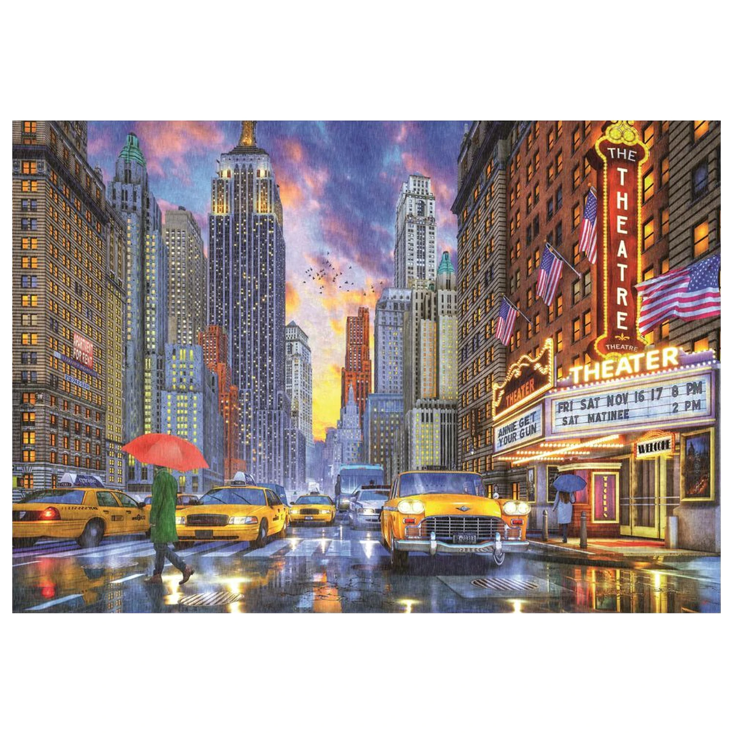 Rainy Manhattan puzzle 2000ks produktová fotografia