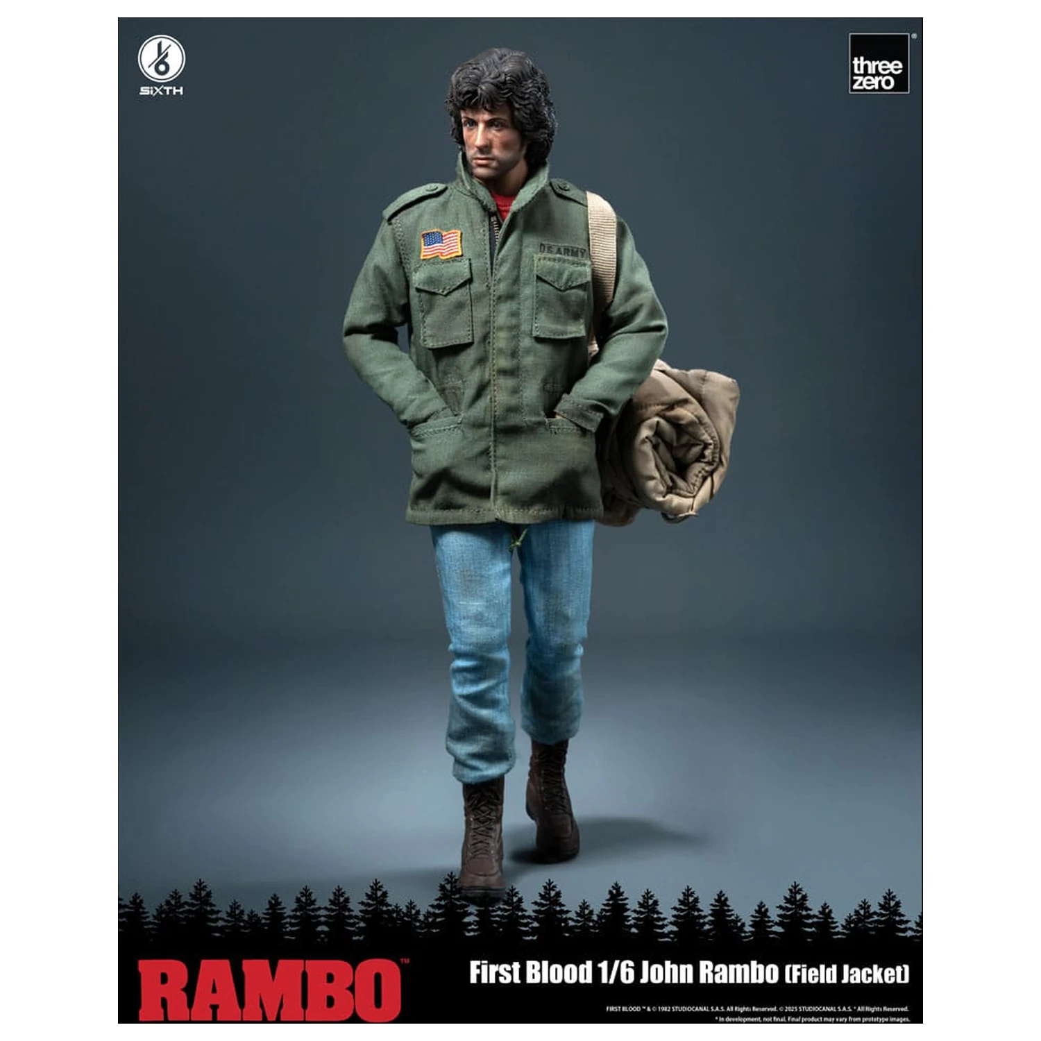 Rambo: First Blood akčná figúrka 1/6 John Rambo (Field Jacket) 31 cm produktová fotografia