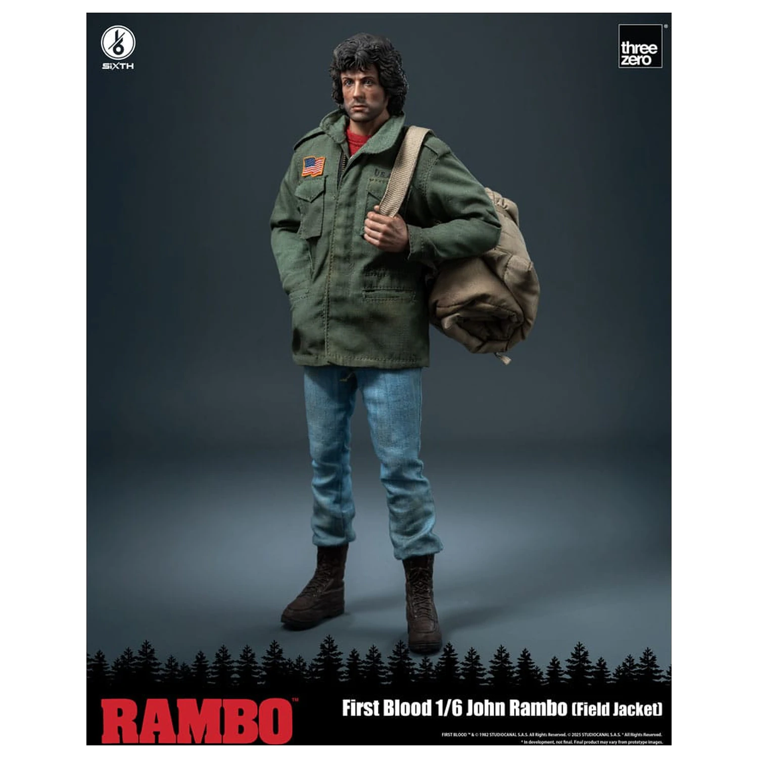 Rambo: First Blood akčná figúrka 1/6 John Rambo (Field Jacket) 31 cm produktová fotografia