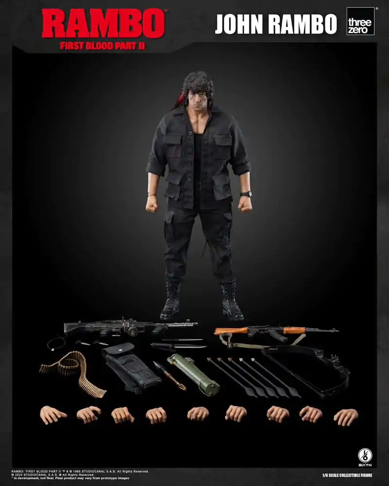 Rambo: First Blood II Akčná Figúrka 1/6 John Rambo 30 cm produktová fotografia