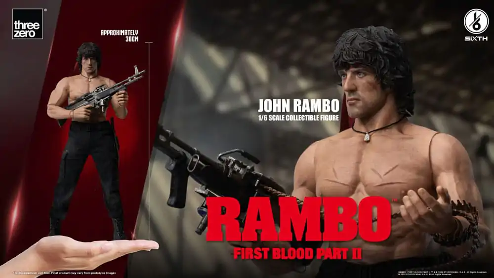 Rambo: First Blood II Akčná Figúrka 1/6 John Rambo 30 cm produktová fotografia