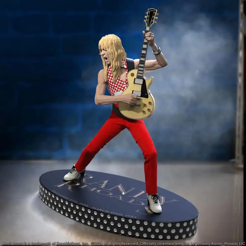 Randy Rhoads IV Rock Iconz Statue The Early Years Red Version 24 cm termékfotó