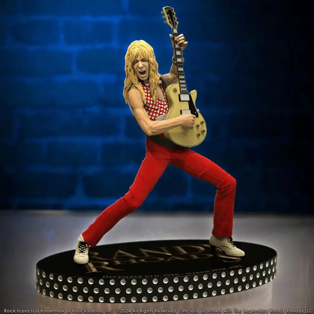 Randy Rhoads IV Rock Iconz Statue The Early Years Red Version 24 cm termékfotó