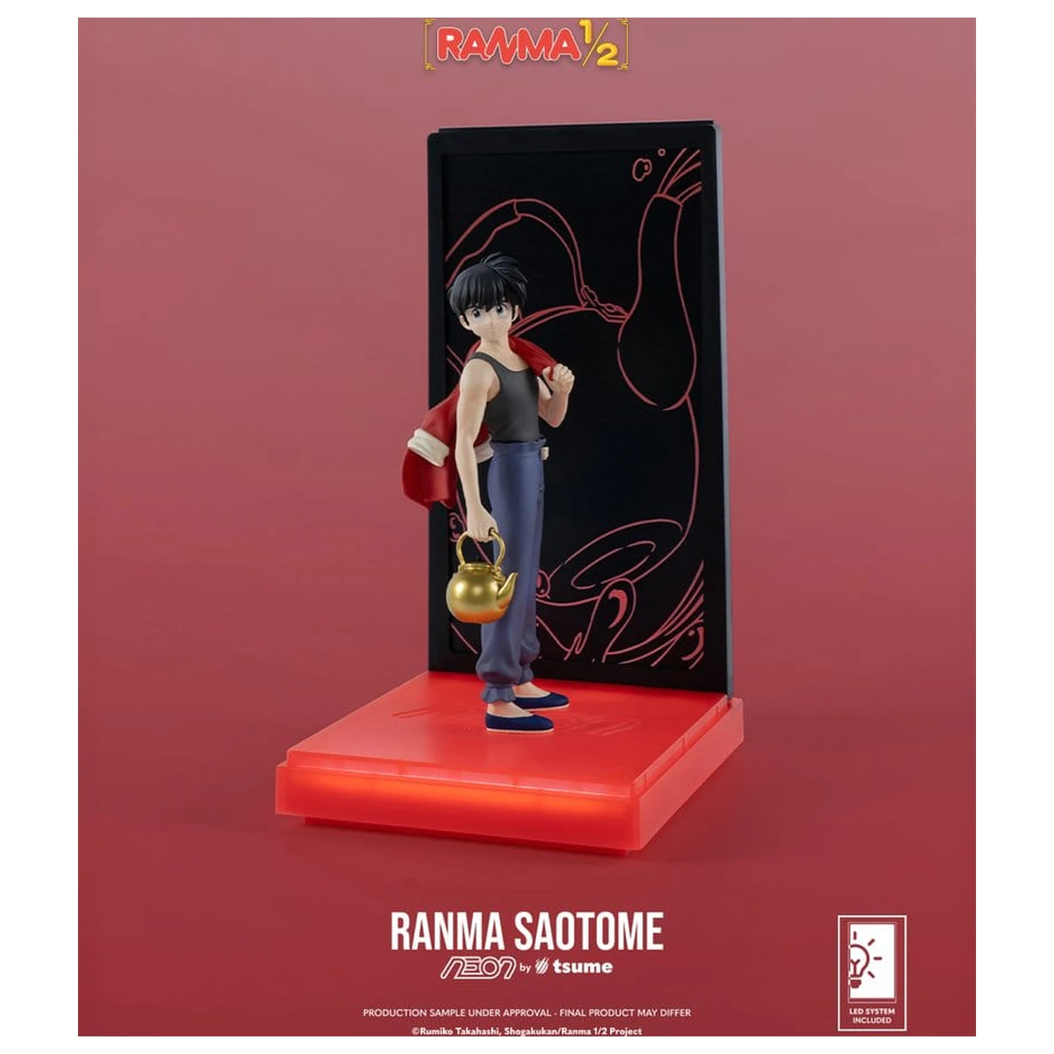 Ranma Neon figúrka 1/9 Ranma Saotome Boy 20 cm produktová fotografia