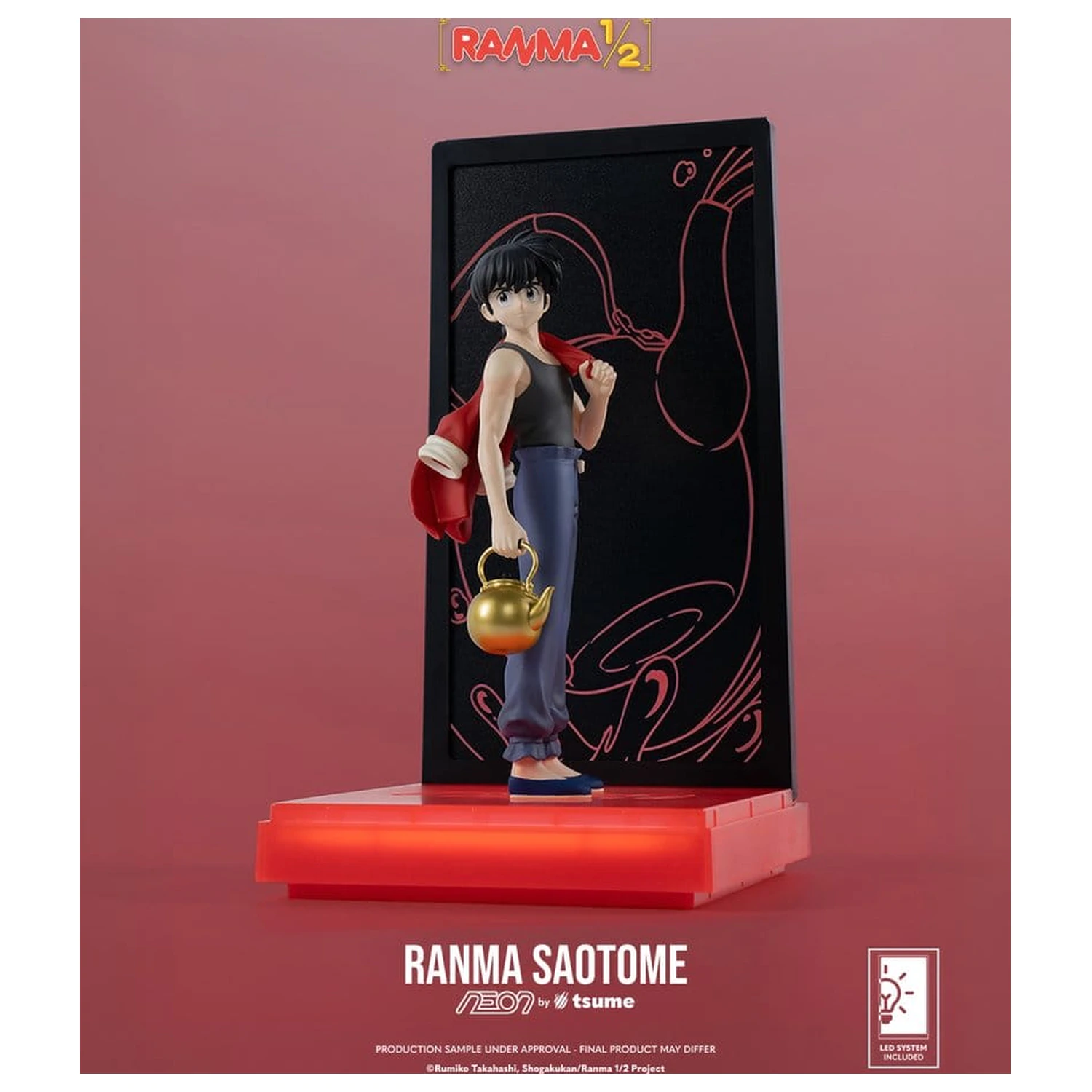 Ranma Neon figúrka 1/9 Ranma Saotome Boy 20 cm produktová fotografia