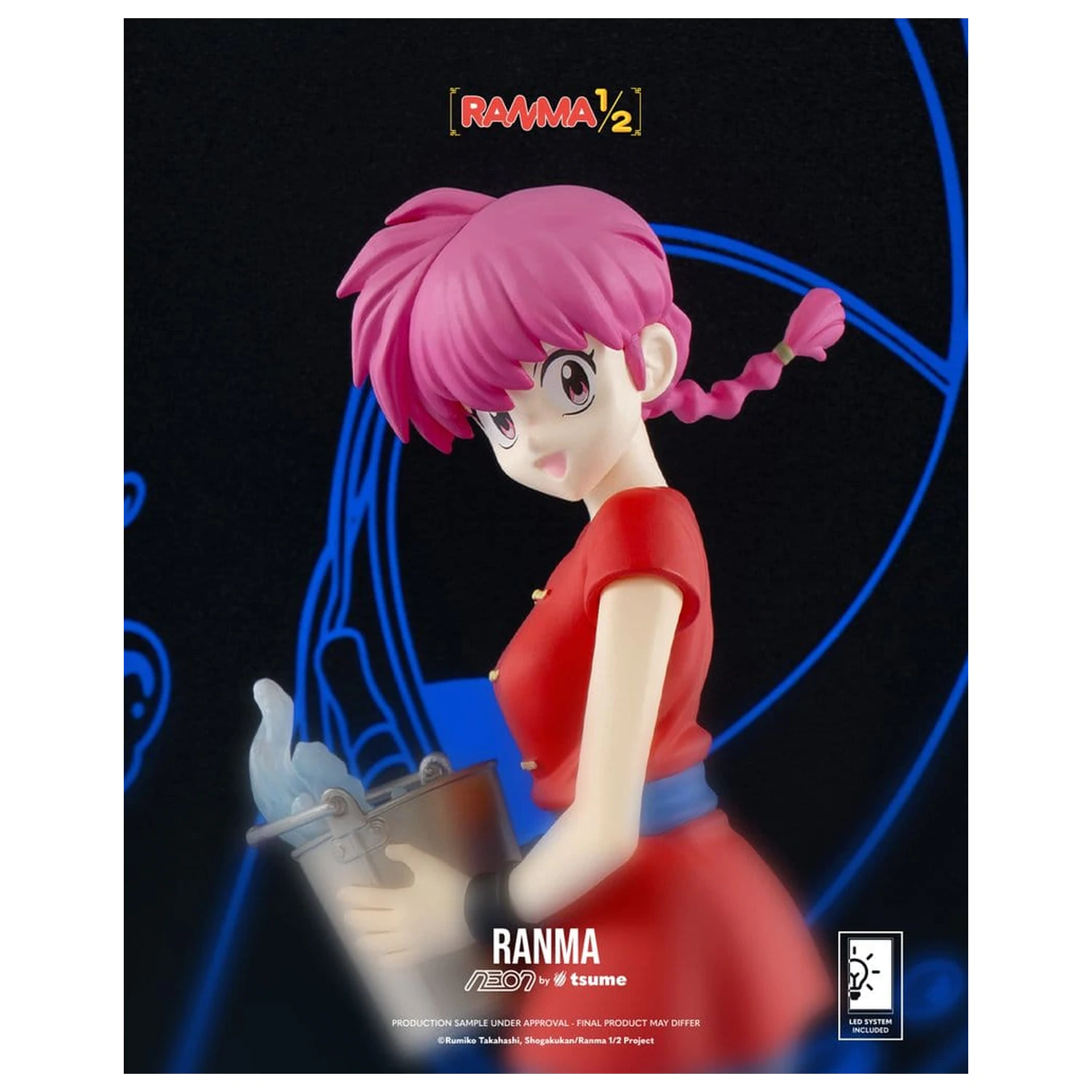 Ranma Neon Figúrka 1/9 Ranma Saotome Girl 20 cm produktová fotografia