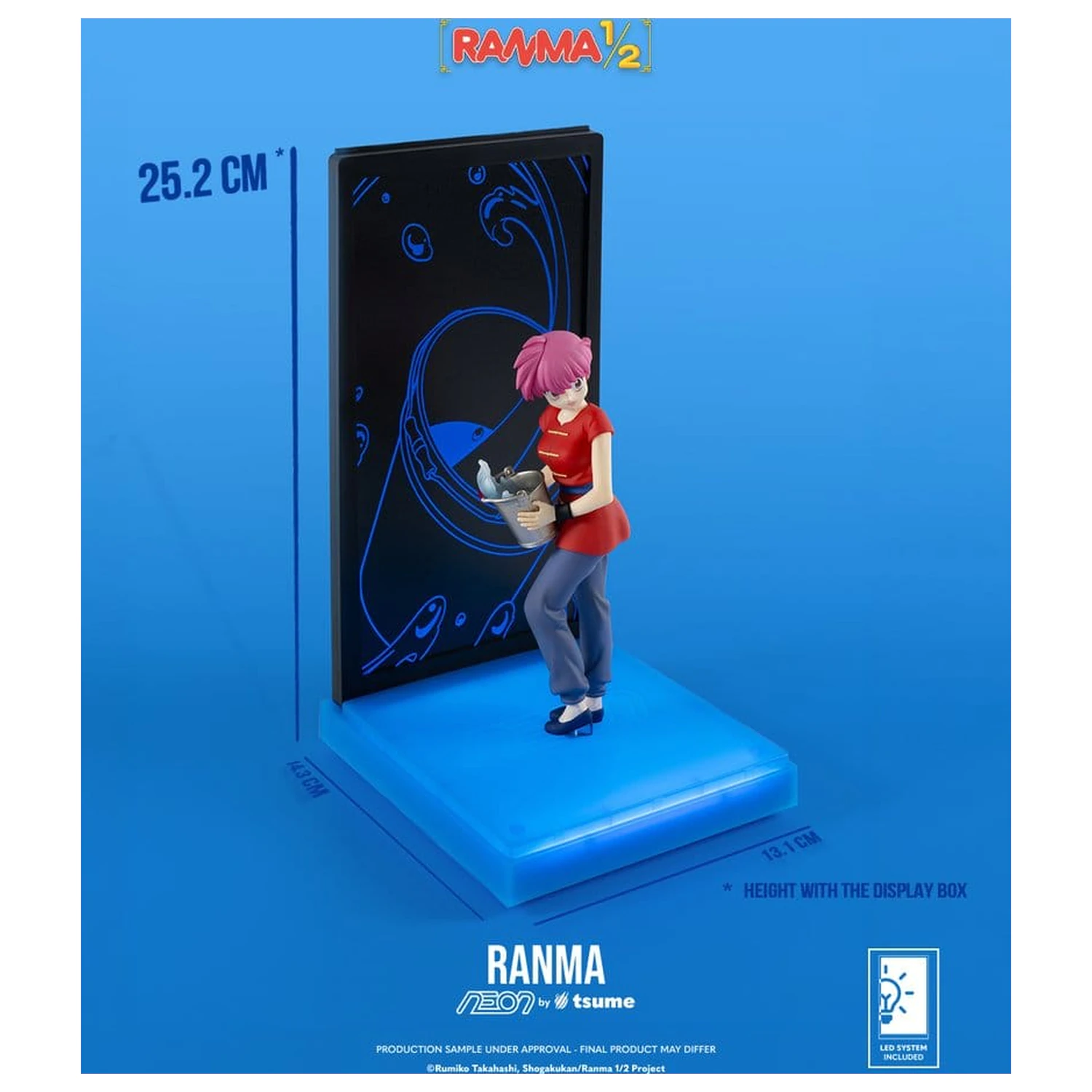 Ranma Neon Figúrka 1/9 Ranma Saotome Girl 20 cm produktová fotografia
