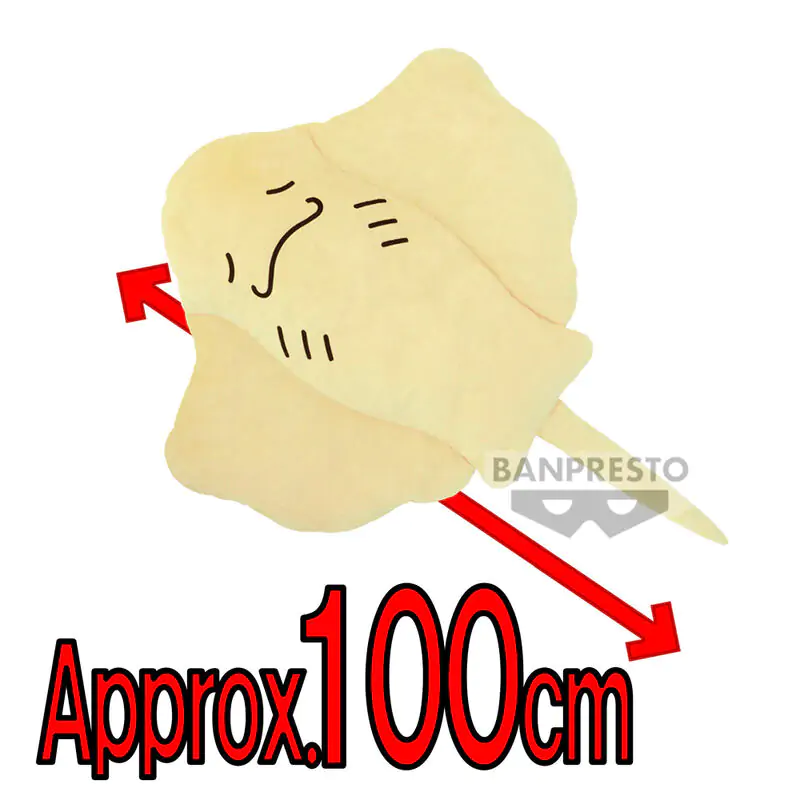 Rare Animal Series Ray jumbo plyšová hračka 100 cm produktová fotografia