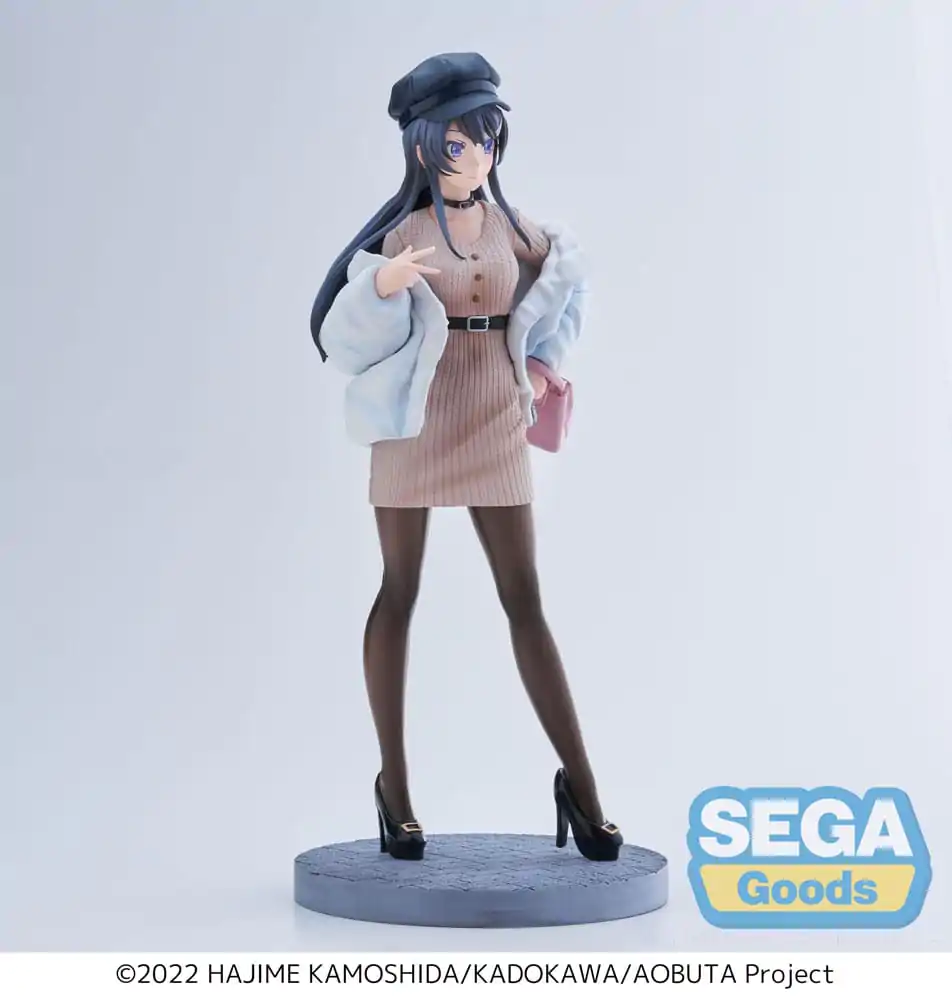 Rascal Does Not Dream of a Bunny Girl Senpai Luminasta PVC socha Mai Sakurajima Casual Clothes Ver. 21 cm produktová fotografia