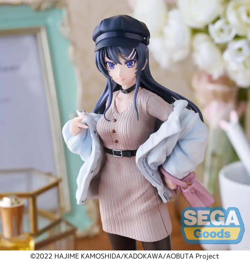 Rascal Does Not Dream of a Bunny Girl Senpai Luminasta PVC socha Mai Sakurajima Casual Clothes Ver. 21 cm produktová fotografia