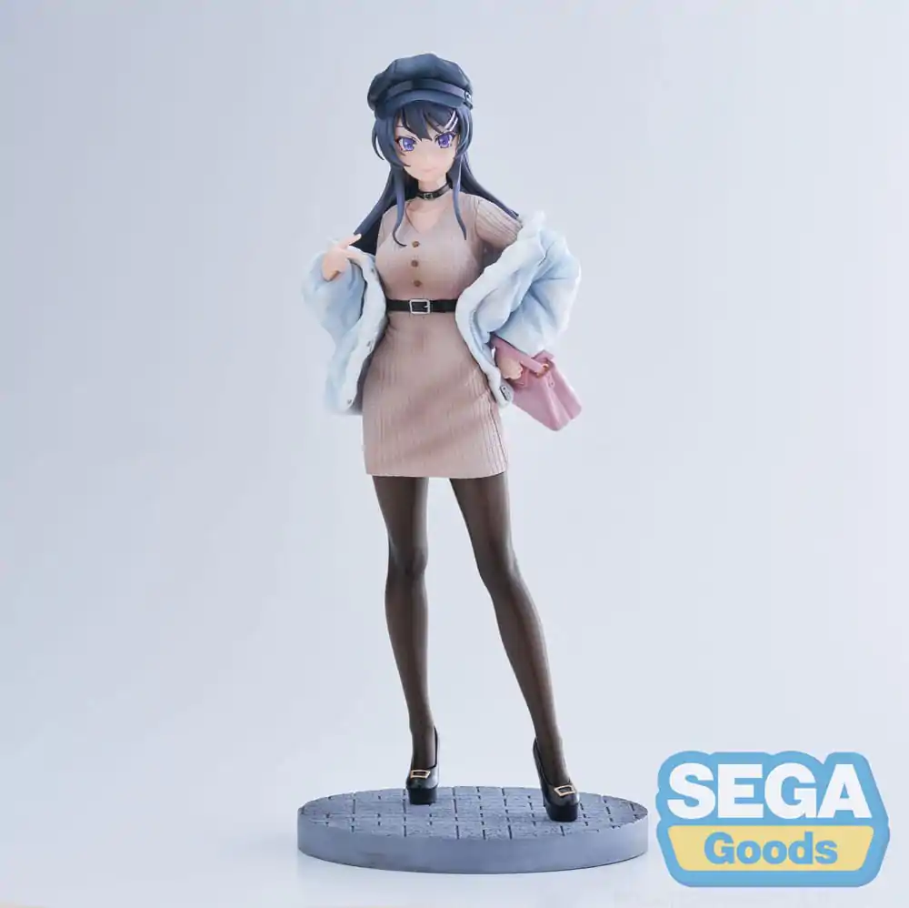 Rascal Does Not Dream of a Bunny Girl Senpai Luminasta PVC socha Mai Sakurajima Casual Clothes Ver. 21 cm produktová fotografia