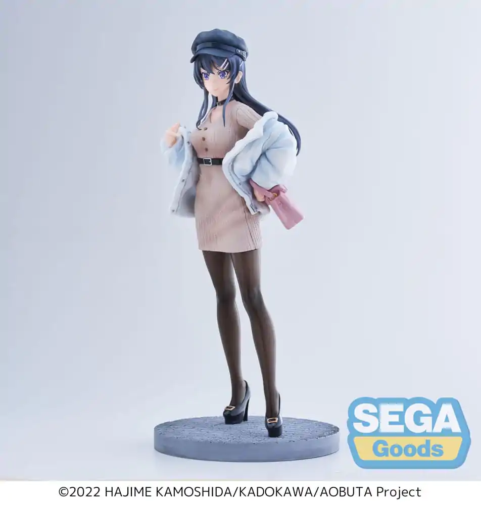 Rascal Does Not Dream of a Bunny Girl Senpai Luminasta PVC socha Mai Sakurajima Casual Clothes Ver. 21 cm produktová fotografia
