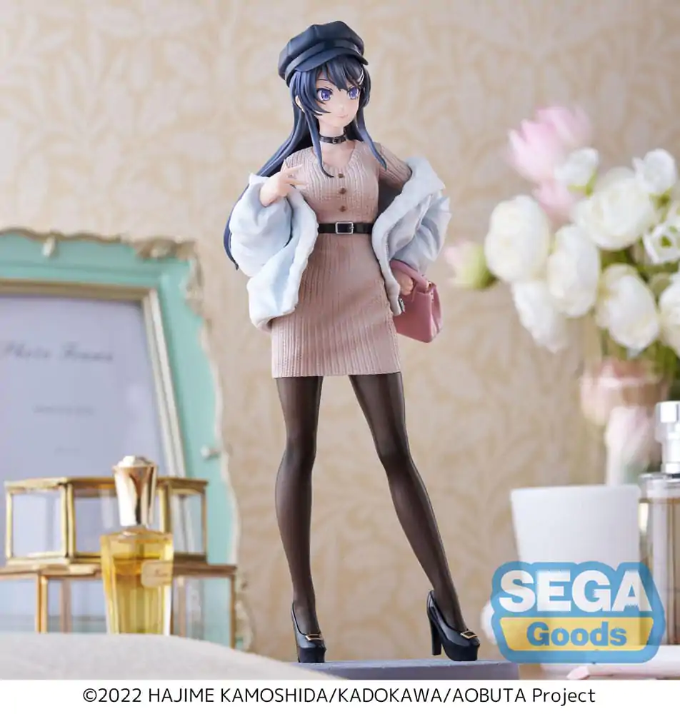 Rascal Does Not Dream of a Bunny Girl Senpai Luminasta PVC socha Mai Sakurajima Casual Clothes Ver. 21 cm produktová fotografia