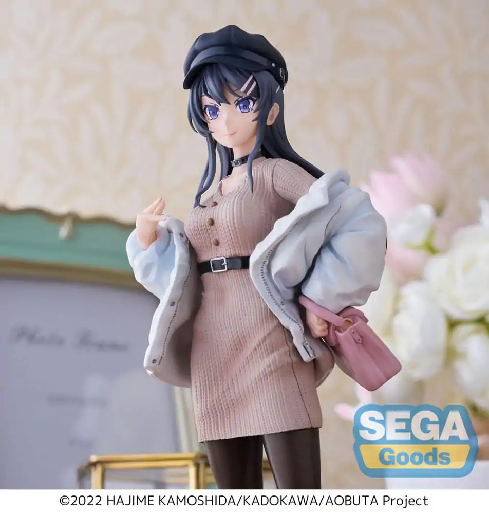 Rascal Does Not Dream of a Bunny Girl Senpai Luminasta PVC socha Mai Sakurajima Casual Clothes Ver. 21 cm produktová fotografia