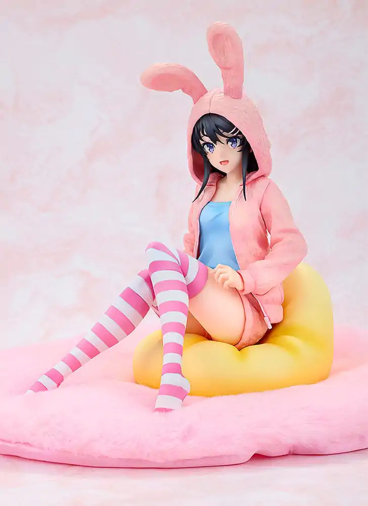 Rascal Does Not Dream of a Knapsack Kid PVC socha 1/7 Mai Sakurajima Hoodie Look Rabbit Ears Ver. Popular Edition 18 cm produktová fotografia