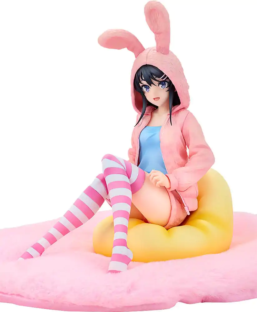Rascal Does Not Dream of a Knapsack Kid PVC socha 1/7 Mai Sakurajima Hoodie Look Rabbit Ears Ver. Popular Edition 18 cm produktová fotografia