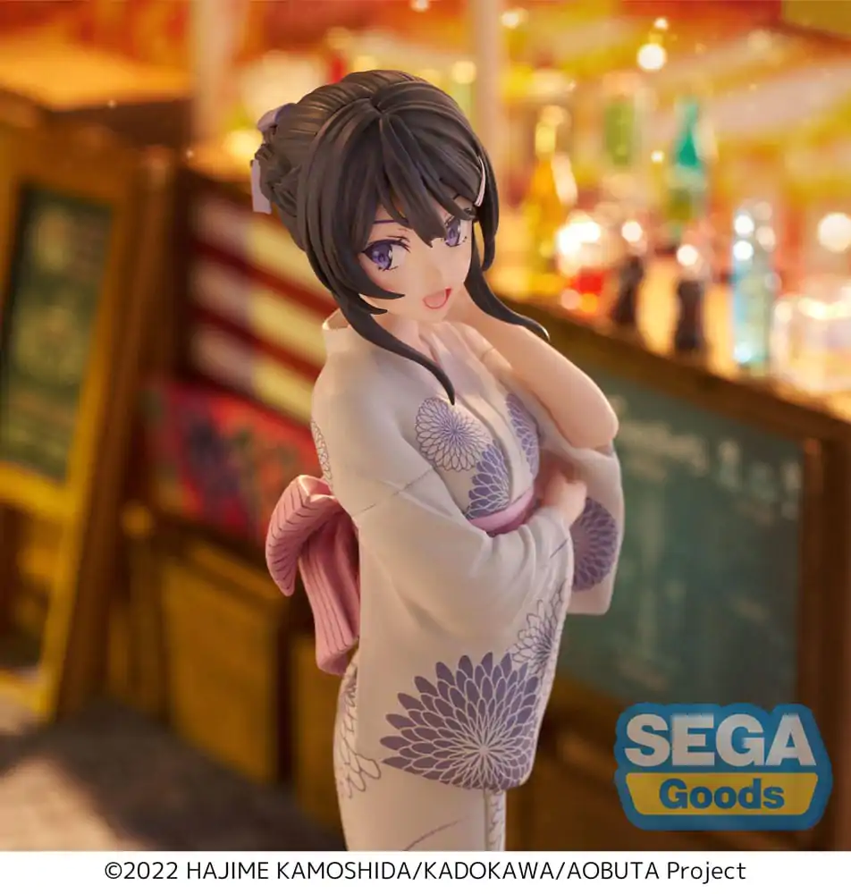 Rascal Does Not Dream of Bunny Girl Senpai Luminasta PVC Socha Mai Sakurajima Yukata 22 cm produktová fotografia