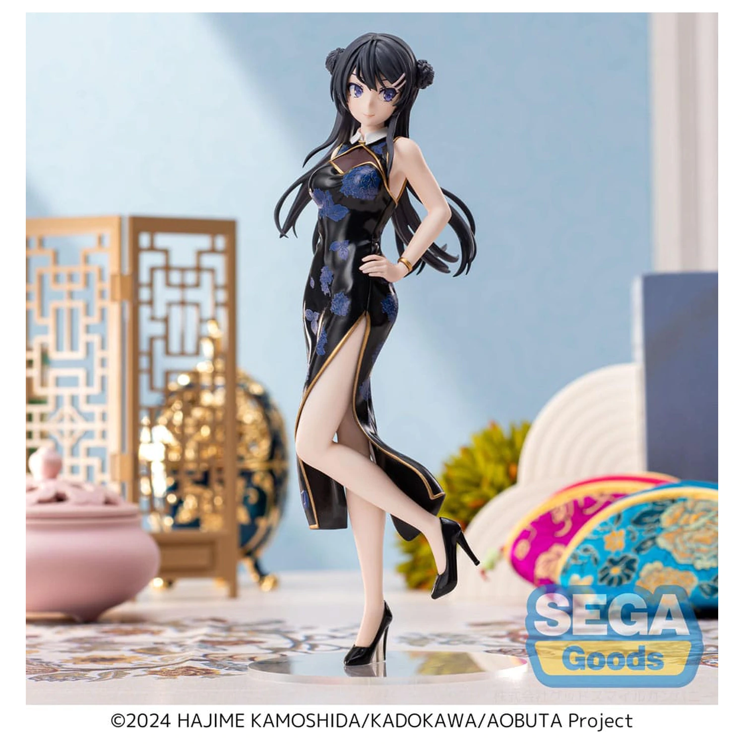 Rascal Does Not Dream Series XStellar PVC socha Mai Sakurajima Chinese Dress 22 cm produktová fotografia