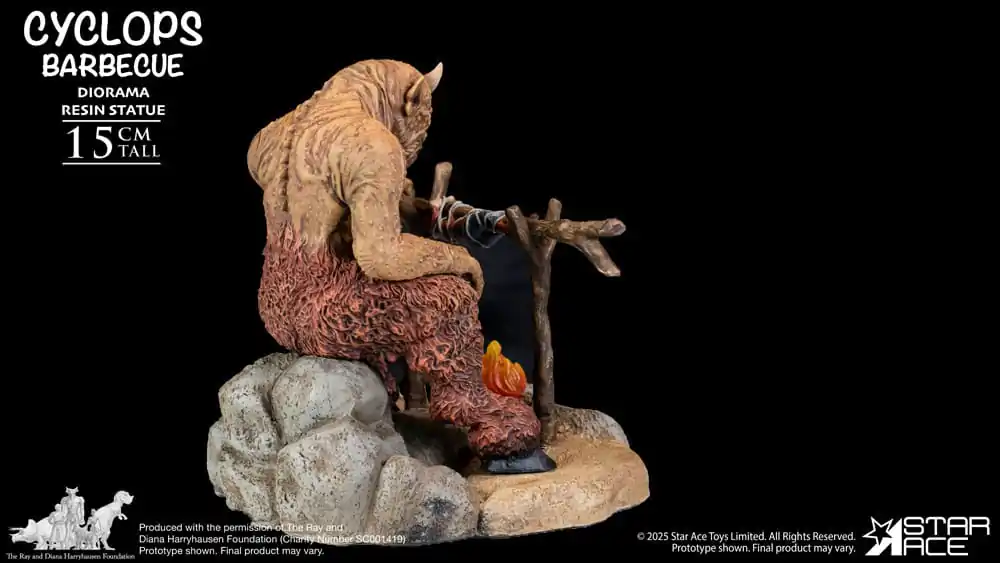 Ray Harryhausen Dioráma 1/8 Cyclops Barbecue Scene 17 cm produktová fotografia