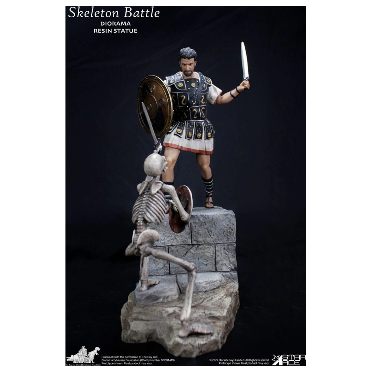 Ray Harryhausen Diorama 1/8 Scéna kostrovej bitky 30 cm produktová fotografia