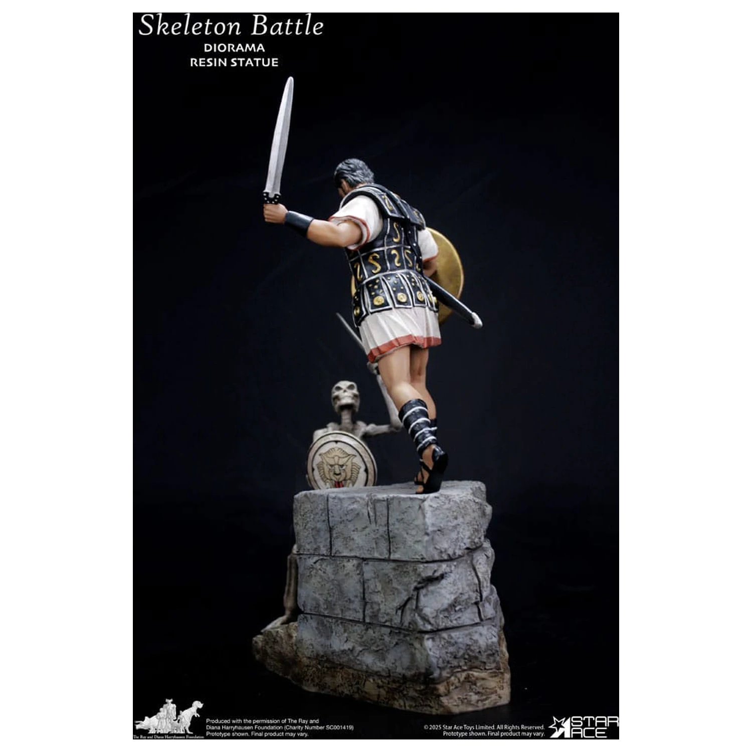 Ray Harryhausen Diorama 1/8 Scéna kostrovej bitky 30 cm produktová fotografia