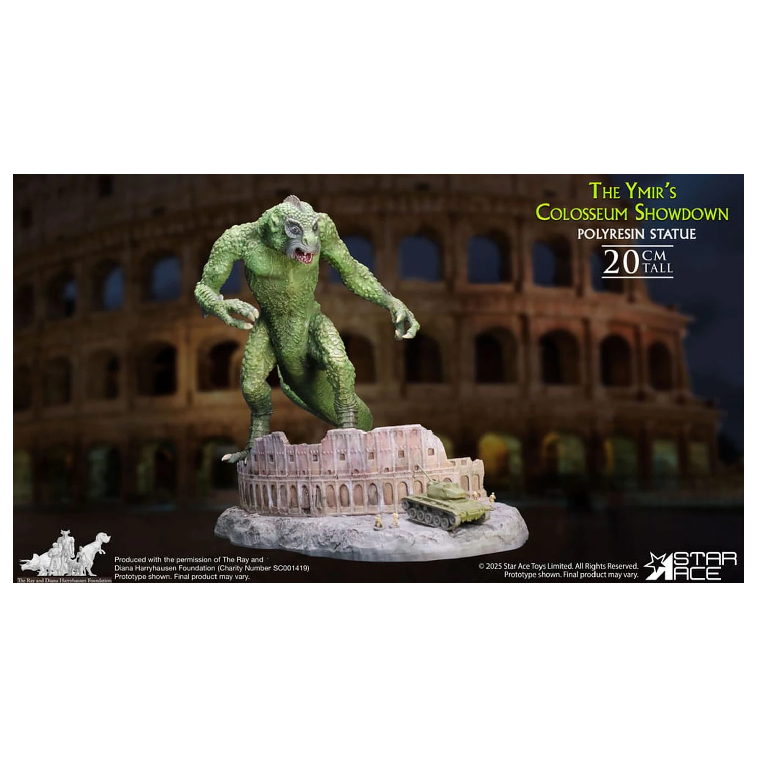 Ray Harryhausen Dioráma 1/8 The Ymir's Colosseum Showdown 20 cm produktová fotografia