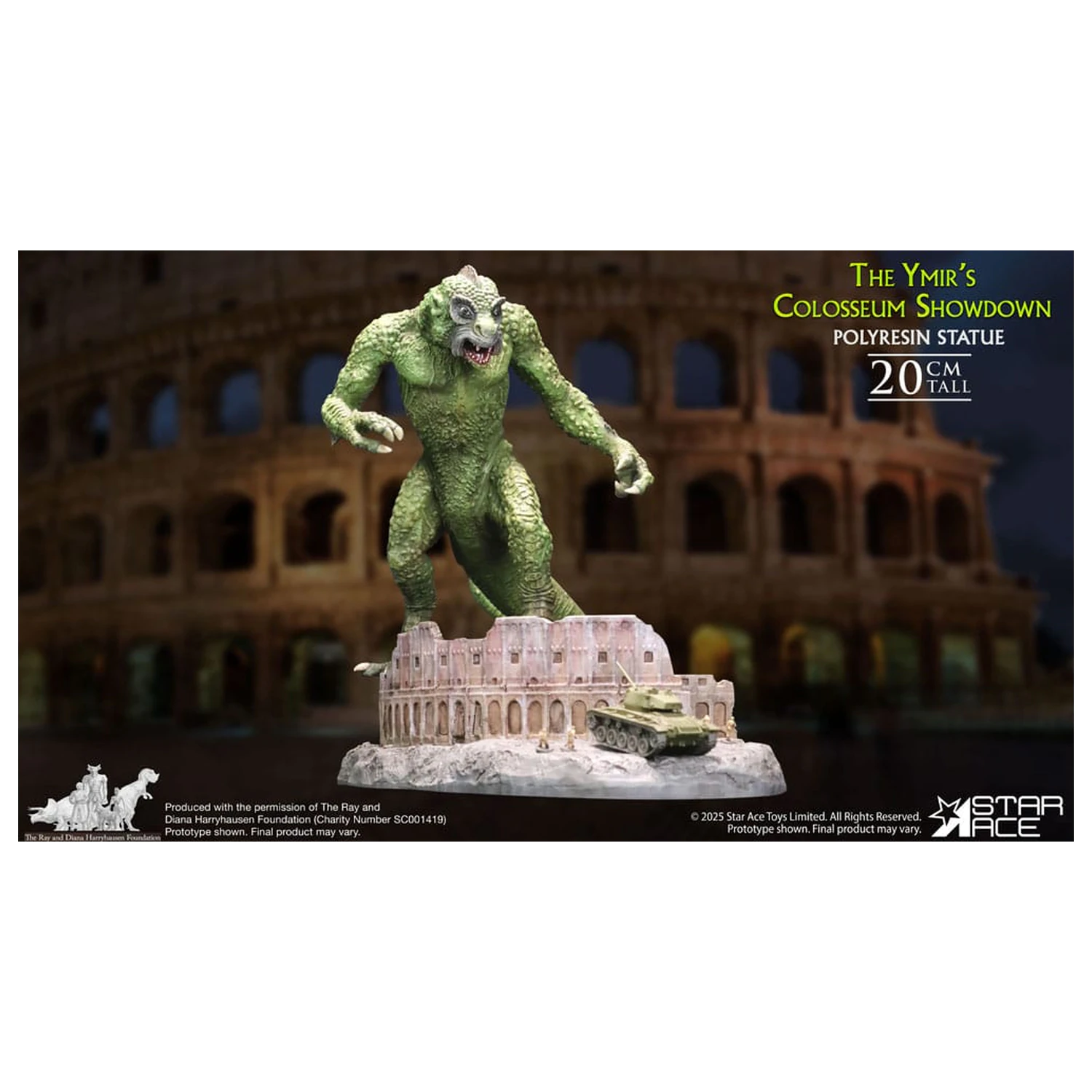 Ray Harryhausen Dioráma 1/8 The Ymir's Colosseum Showdown 20 cm produktová fotografia